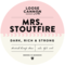 Mrs Stoutfire